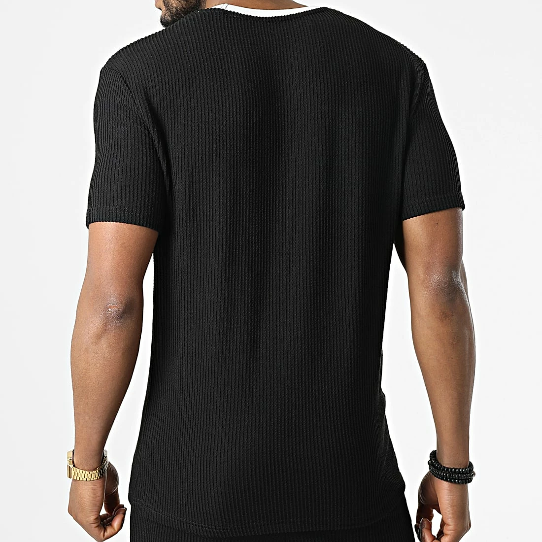 Remise ✨ Ensemble Tee 👕 Shirt Short BM1389 Noir de Frilivin 👍 6 Remise ✨ Ensemble Tee 👕 Shirt Short BM1389 Noir de Frilivin 👍 – Image 4