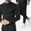 Tout neuf 🔔 Ensemble Chemise Manches Longues Pantalon 4206 Noir de Frilivin 😉 1 Tout neuf 🔔 Ensemble Chemise Manches Longues Pantalon 4206 Noir de Frilivin 😉 -Promos Frilivin Magasin frilivin 302158 4206ENS NOIR 20220217T151339 01