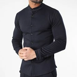 Meilleure vente ✨ Ensemble Chemise Manches Longues Pantalon 4206 Bleu Marine de Frilivin 🎁 8 Meilleure vente ✨ Ensemble Chemise Manches Longues Pantalon 4206 Bleu Marine de Frilivin 🎁 -Promos Frilivin Magasin frilivin 302160 4206ENS NAVY BLUE 20220217T151327 03