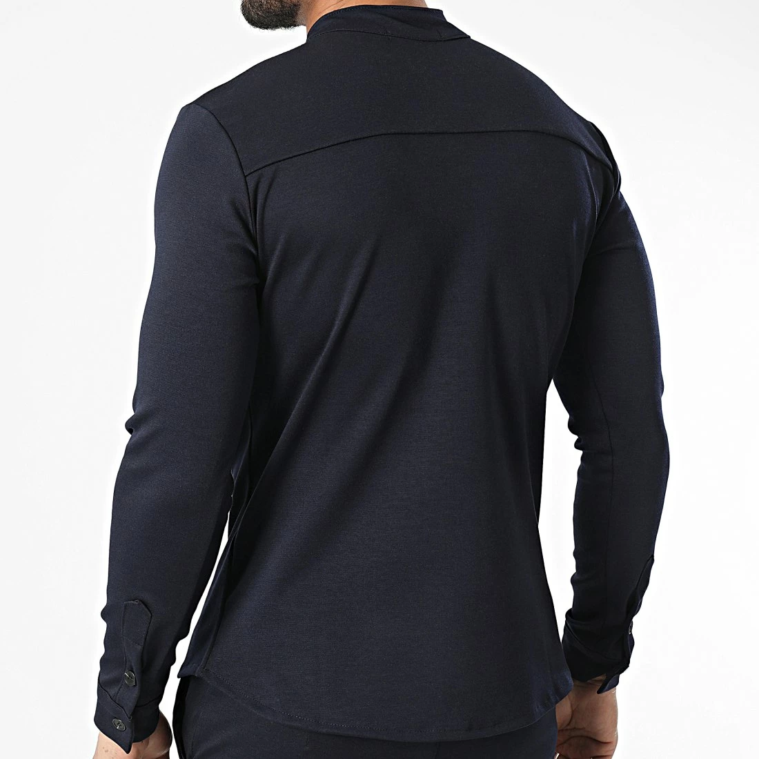 Meilleure vente ✨ Ensemble Chemise Manches Longues Pantalon 4206 Bleu Marine de Frilivin 🎁 5 Meilleure vente ✨ Ensemble Chemise Manches Longues Pantalon 4206 Bleu Marine de Frilivin 🎁 – Image 4