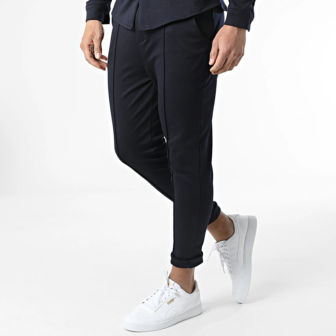 Meilleure vente ✨ Ensemble Chemise Manches Longues Pantalon 4206 Bleu Marine de Frilivin 🎁 6 Meilleure vente ✨ Ensemble Chemise Manches Longues Pantalon 4206 Bleu Marine de Frilivin 🎁 – Image 5