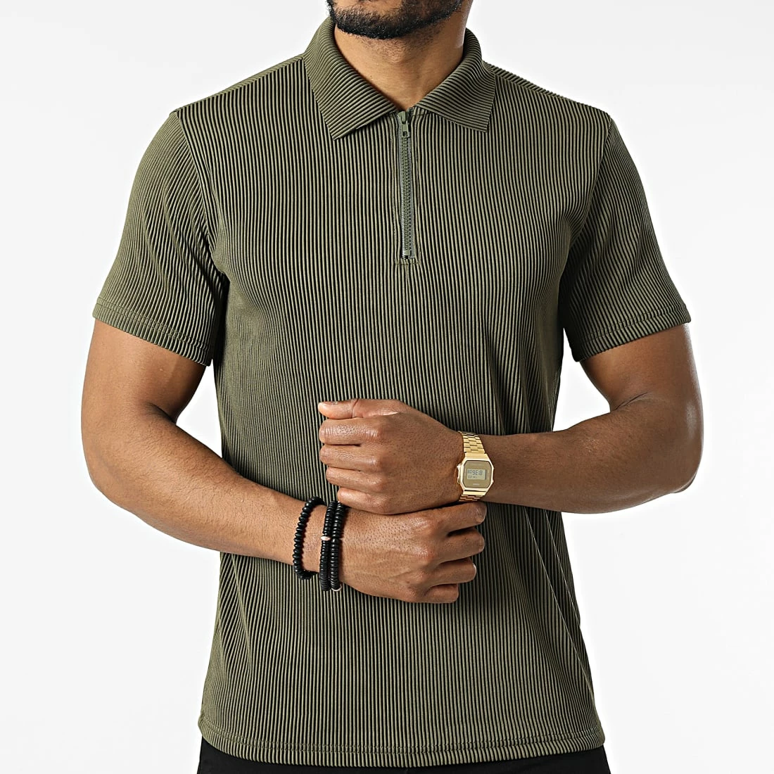 Grosses soldes ⭐ Tee 👚 Shirt BM1388 Vert Kaki de Frilivin 👍 5 Grosses soldes ⭐ Tee 👚 Shirt BM1388 Vert Kaki de Frilivin 👍 – Image 3