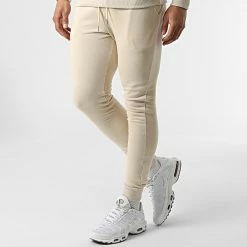 Promo 🎁 Ensemble De Survetement BM1141 Beige de Frilivin 🧨 -Promos Frilivin Magasin frilivin 302176 BM1141 BEIGE 20220210T140129 04