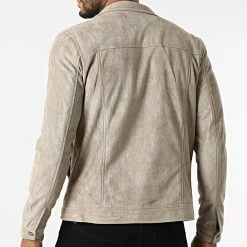 Nouveau ⭐ Surchemise Suédine QQ1600 Beige de Frilivin 🔥 -Promos Frilivin Magasin frilivin 302264 QQ1600 9 20220209T091101 04