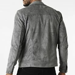 Sortie 😀 Surchemise Suédine QQ1600 Gris Anthracite de Frilivin ⌛ -Promos Frilivin Magasin frilivin 302268 QQ1600 7 20220209T091046 04