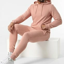 Remise ⭐ Ensemble De Survetement BM1141 Rose de Frilivin 🥰