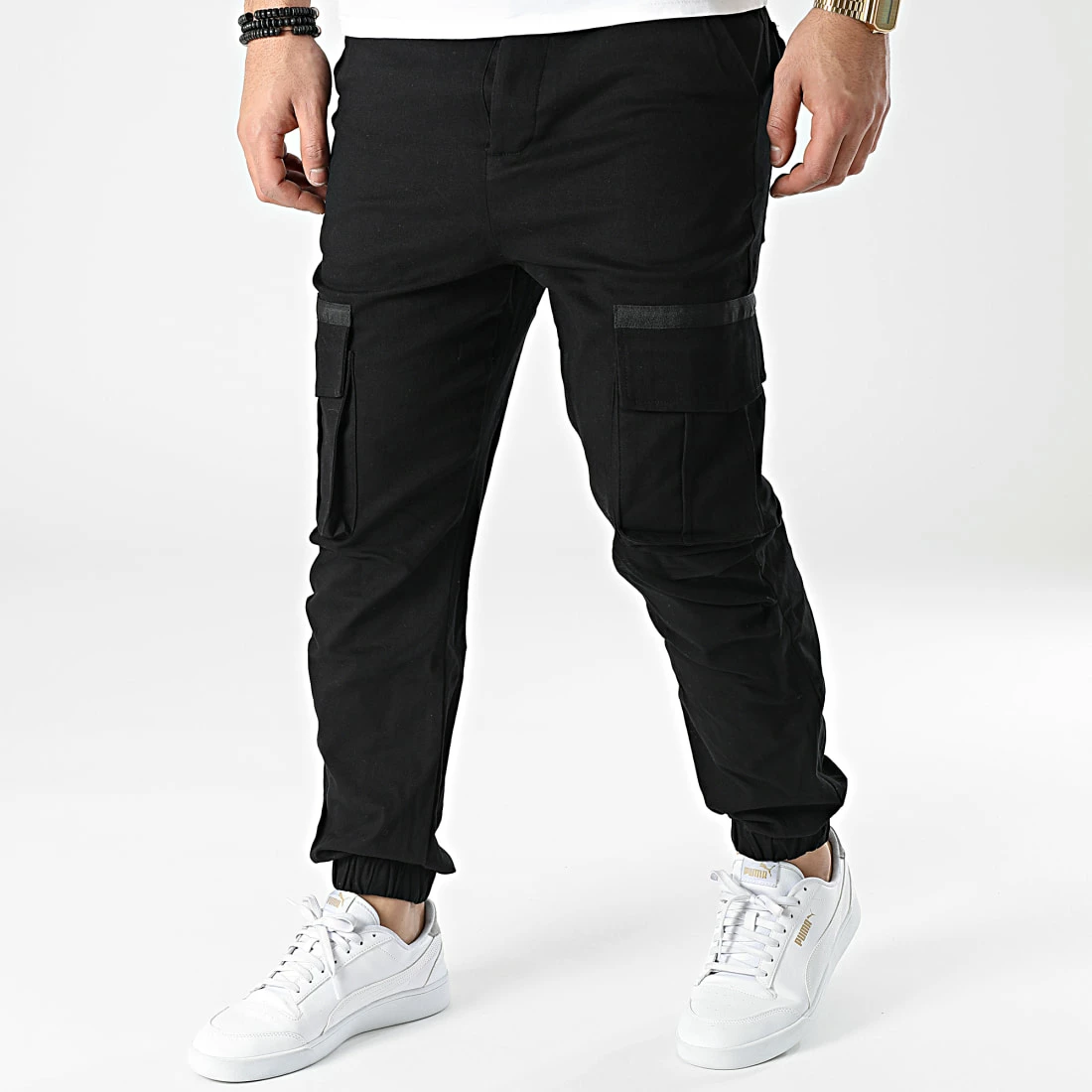 Bon marché ✨ Jogger Pant BM1501 Noir de Frilivin 🤩 3 Bon marché ✨ Jogger Pant BM1501 Noir de Frilivin 🤩