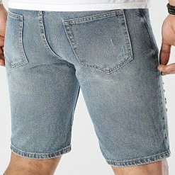 Budget 😀 Short Jean VJ373 Bleu Wash de Frilivin 🌟 -Promos Frilivin Magasin frilivin 302311 VJ373 31 20220208T162252 04