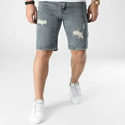De gros 🌟 Short Jean VJ379 Bleu Wash de Frilivin 🔥 -Promos Frilivin Magasin frilivin 302327 VJ379 31 20220208T161124 03