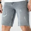 Grosses soldes ❤️ Short Jean VJ375 Bleu Wash de Frilivin ✔️ -Promos Frilivin Magasin frilivin 302330 VJ375 31 20220208T162210 01