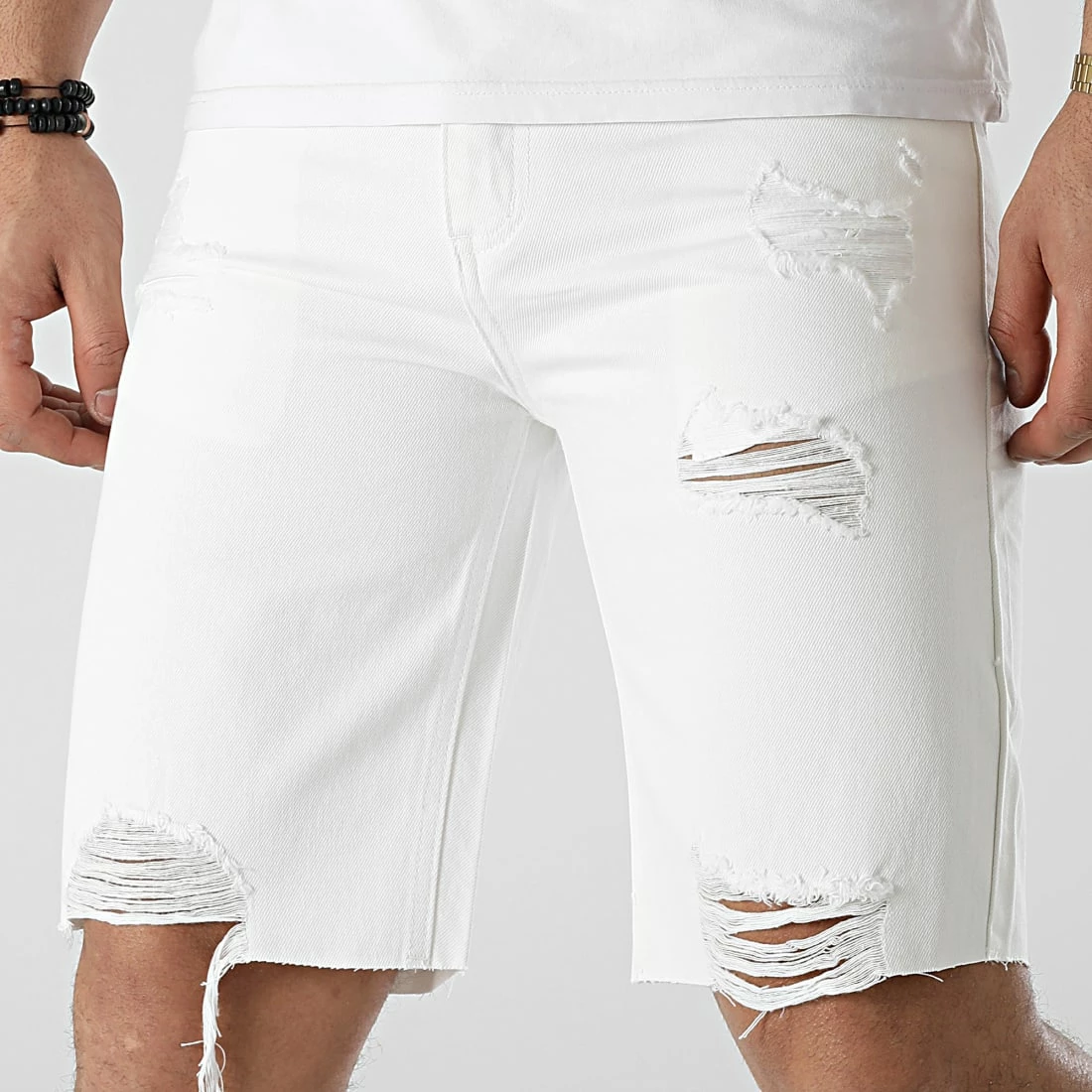 Remise 🤩 Short Jean VJ382 Blanc de Frilivin 😉 3 Remise 🤩 Short Jean VJ382 Blanc de Frilivin 😉