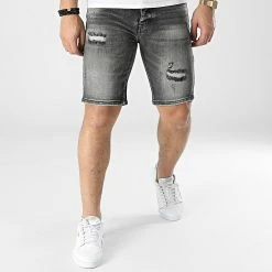 Meilleure vente ⌛ Short Jean VJ376 Noir de Frilivin 👍 -Promos Frilivin Magasin frilivin 302345 VJ376 37 20220208T162231 03