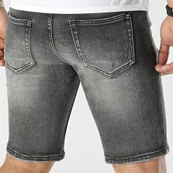 Meilleure vente ⌛ Short Jean VJ376 Noir de Frilivin 👍 -Promos Frilivin Magasin frilivin 302345 VJ376 37 20220208T162232 04
