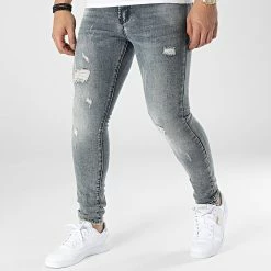 Top 10 👍 Jean Skinny VJ363 Bleu Wash de Frilivin 🧨