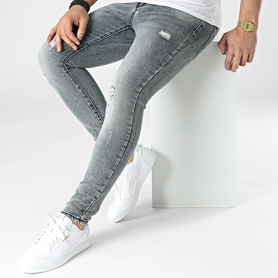 Top 10 👍 Jean Skinny VJ363 Bleu Wash de Frilivin 🧨 4 Top 10 👍 Jean Skinny VJ363 Bleu Wash de Frilivin 🧨 – Image 2