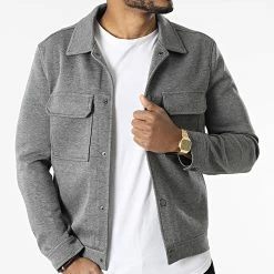 Vente flash 🎁 Veste QQ1601 Gris Chiné de Frilivin 🧨 -Promos Frilivin Magasin frilivin 305606 QQ1601 37 20220225T135714 03