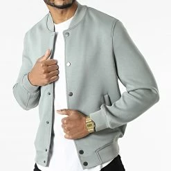 Bon marché 😍 Veste QQ1602 Gris Vert de Frilivin 🌟