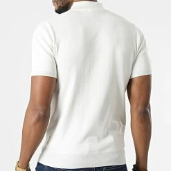 Vente flash 🛒 Pull A Manches Courtes M-153 Blanc de Frilivin ✔️ -Promos Frilivin Magasin frilivin 305615 M 153 WHITE 20220225T140000 04