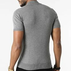 Nouveau ✨ Pull En Maille A Manches Courtes M-152 Gris de Frilivin ✔️ -Promos Frilivin Magasin frilivin 305630 M 152 INFLOWER GREY 20220228T151016 04