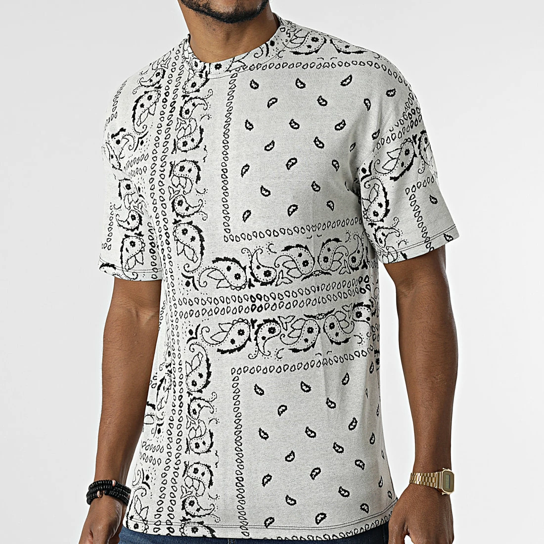 Nouveau 🥰 Tee 👚 Shirt C5304 Blanc Bandana de Frilivin ⭐ 3 Nouveau 🥰 Tee 👚 Shirt C5304 Blanc Bandana de Frilivin ⭐