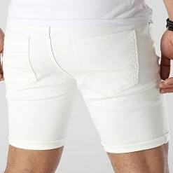 Grosses soldes 🥰 Short Jean Slim VJ385 Beige de Frilivin 👏 -Promos Frilivin Magasin frilivin 305746 VJ385 15 20220225T151538 04