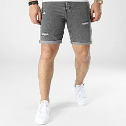 Acheter 😍 Short Jean VJ371 Gris Anthracite de Frilivin 🌟 -Promos Frilivin Magasin frilivin 305753 VJ371 4 20220225T150449 03