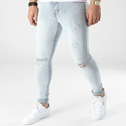 Offres ✔️ Jean Skinny VJ393 Bleu Wash de Frilivin 🤩