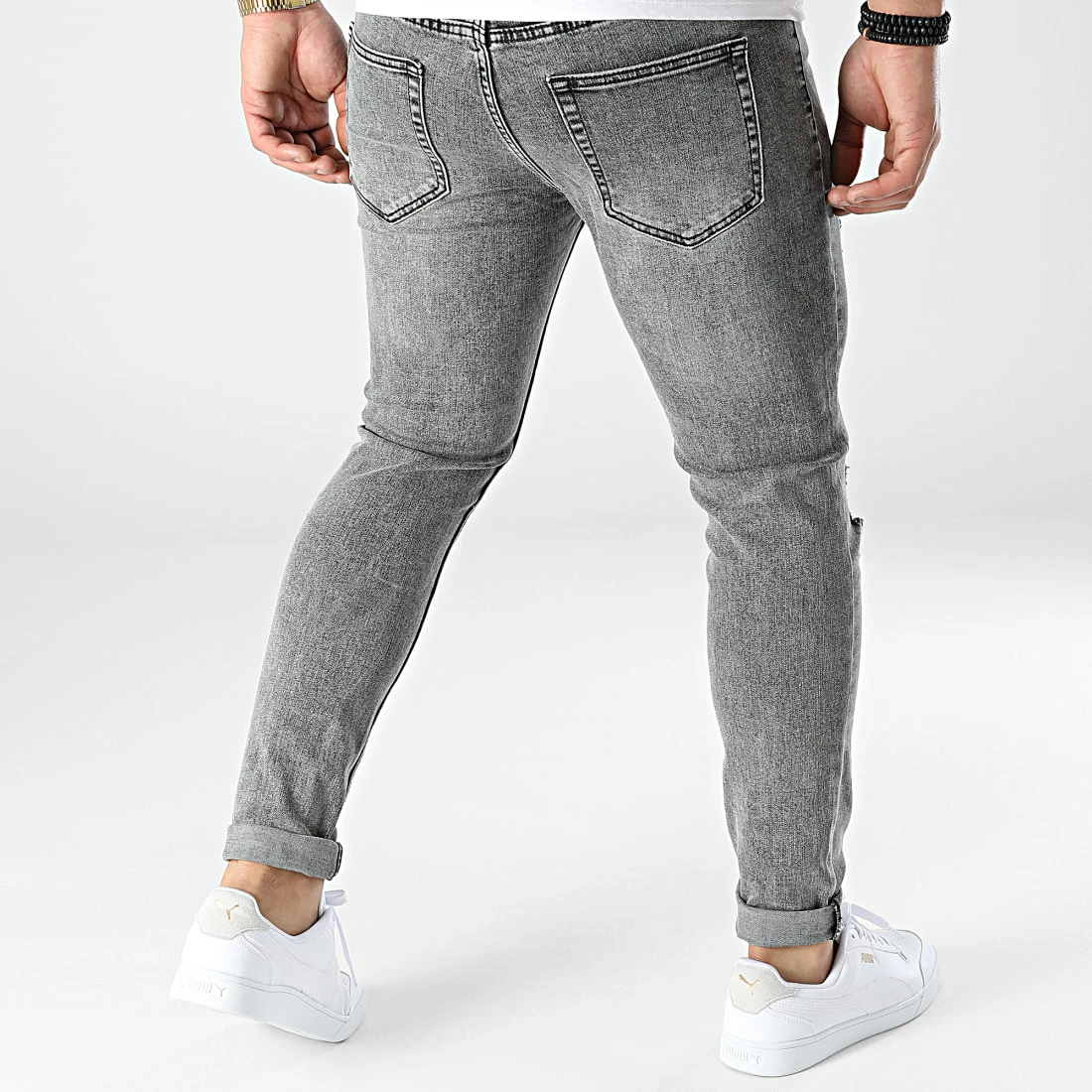 Meilleure vente 👍 Jean Slim VJ398 Gris de Frilivin 😍 6 Meilleure vente 👍 Jean Slim VJ398 Gris de Frilivin 😍 – Image 4