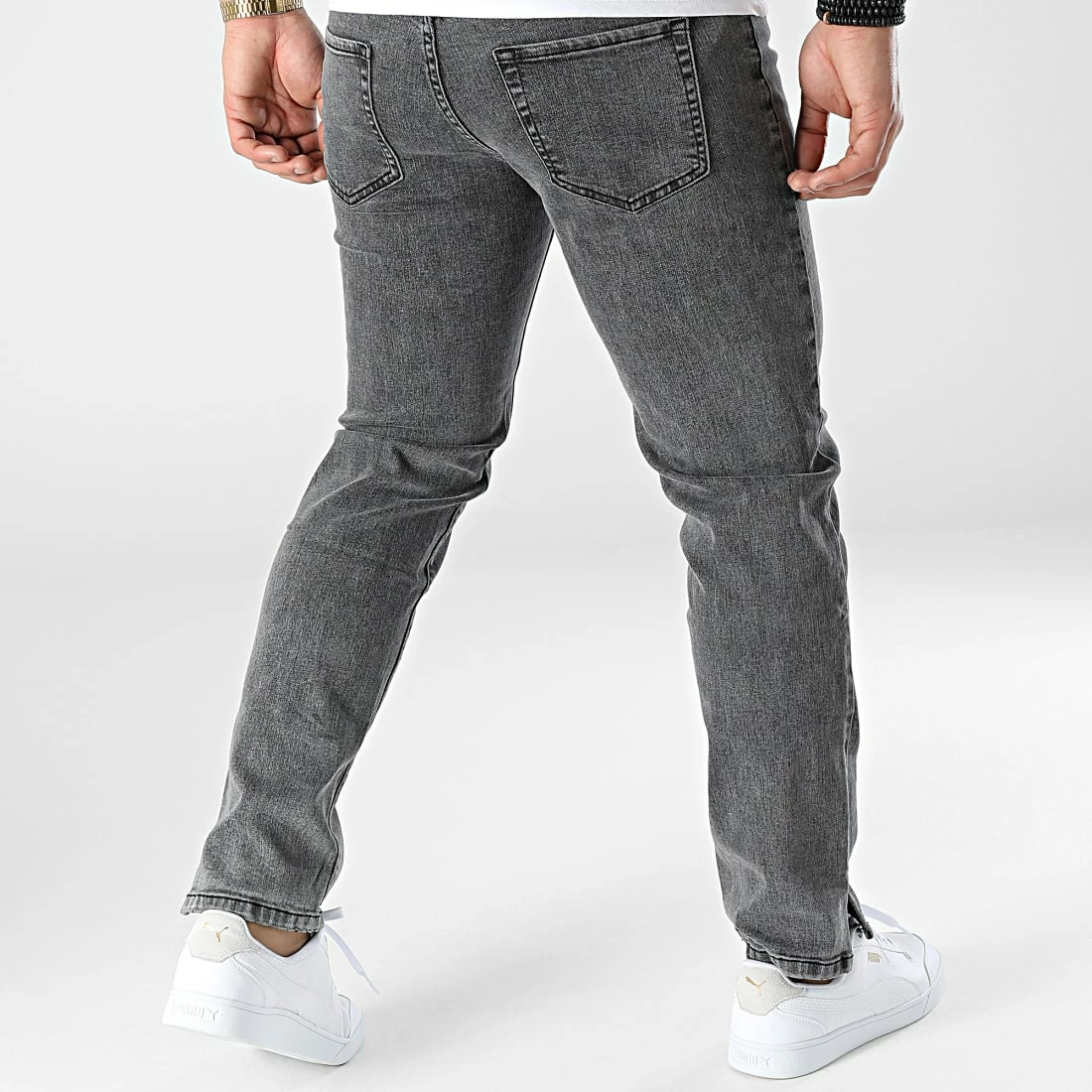 Le moins cher 🌟 Jean VJ402 Gris Anthracite de Frilivin 🔥 6 Le moins cher 🌟 Jean VJ402 Gris Anthracite de Frilivin 🔥 – Image 4