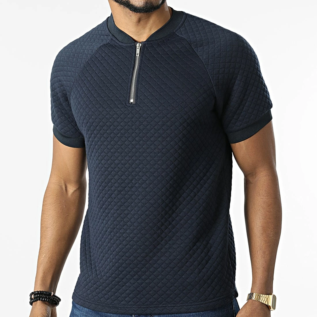 Nouveau 👏 Polo Manches Courtes BM1553 Bleu Marine de Frilivin 🎁 3 Nouveau 👏 Polo Manches Courtes BM1553 Bleu Marine de Frilivin 🎁