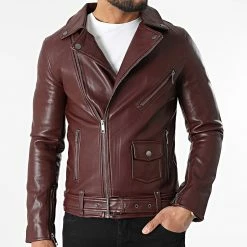 Les meilleures critiques de 🧨 Veste Biker QQ635 Bordeaux de Frilivin 👏 -Promos Frilivin Magasin frilivin 311880 QQ635 6 20220408T160217 03