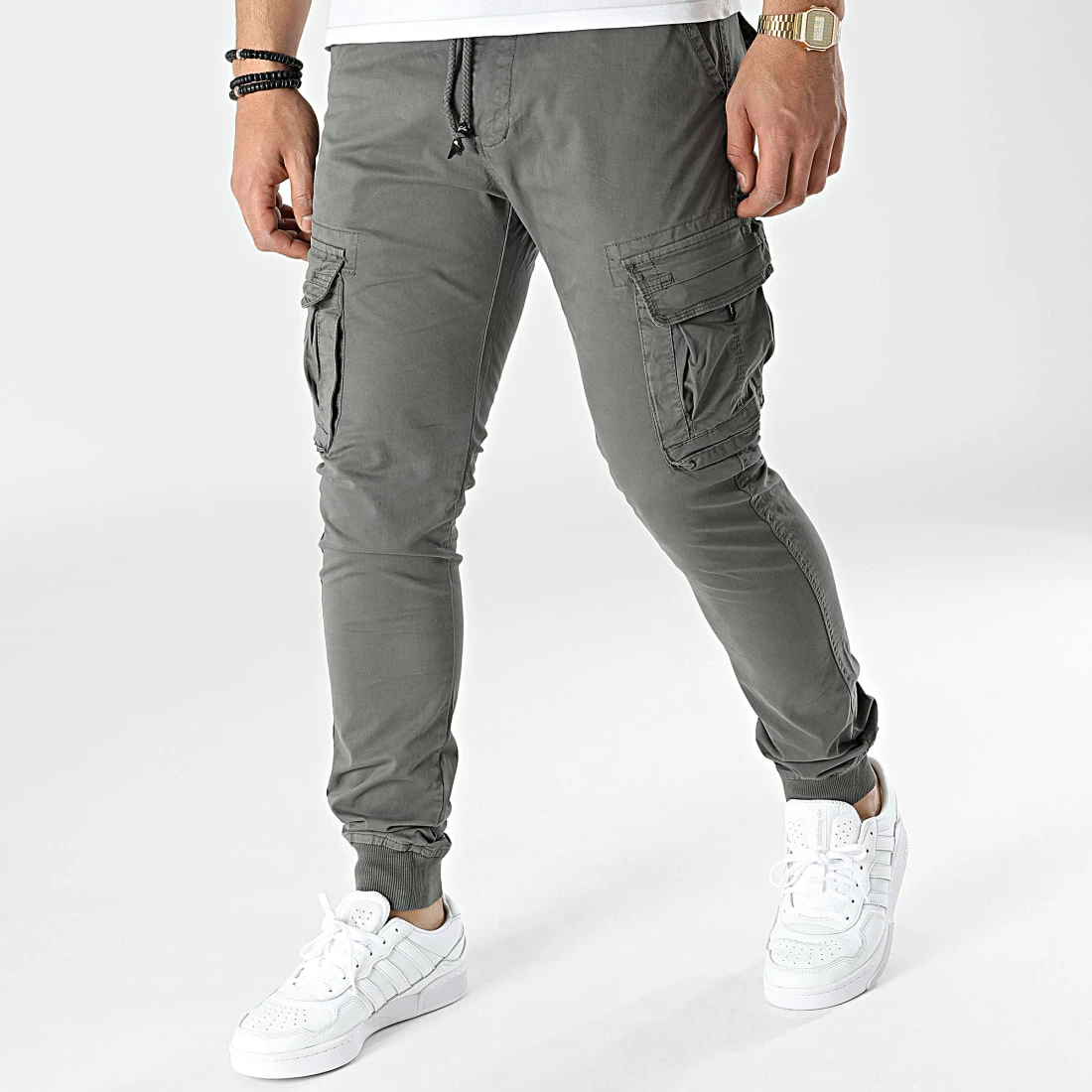 Nouveau 🥰 Pantalon Cargo P6719 Gris de Frilivin 🤩 3 Nouveau 🥰 Pantalon Cargo P6719 Gris de Frilivin 🤩