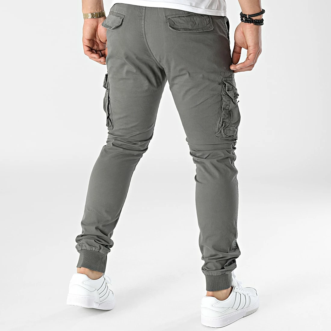 Nouveau 🥰 Pantalon Cargo P6719 Gris de Frilivin 🤩 6 Nouveau 🥰 Pantalon Cargo P6719 Gris de Frilivin 🤩 – Image 4