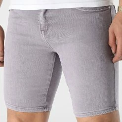 Le moins cher 🎉 Short Jean VJ233 Violet de Frilivin 🔥