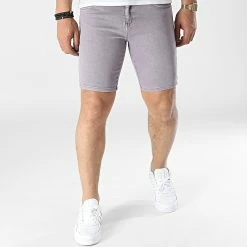 Le moins cher 🎉 Short Jean VJ233 Violet de Frilivin 🔥 -Promos Frilivin Magasin frilivin 311956 VJ233 50 20220406T140238 03