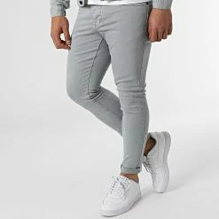 Bon marché ✔️ Ensemble Veste En Jean Et Jean VJ391 Gris de Frilivin 😀 -Promos Frilivin Magasin frilivin 311967 VJ391 4 20220414T161401 04