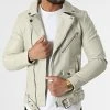 Meilleure vente 💯 Veste Biker QQ635 Beige de Frilivin 😍 -Promos Frilivin Magasin frilivin 312023 QQ635 15 20220408T160234 01