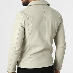 Meilleure vente 💯 Veste Biker QQ635 Beige de Frilivin 😍 -Promos Frilivin Magasin frilivin 312023 QQ635 15 20220408T160238 04