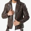 Coupon 😀 Veste Biker QQ635 Marron de Frilivin 🧨 -Promos Frilivin Magasin frilivin 312024 QQ635 9 20220408T160150 01