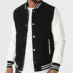 Vente flash ✨ Veste QQ675 Noir Blanc de Frilivin 🌟 -Promos Frilivin Magasin frilivin 312037 QQ675 1 20220408T154740 03