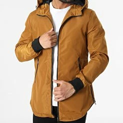 Offres 🔥 Veste Zippée Capuche L333 Camel de Frilivin 🛒