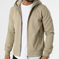 Sortie 🌟 Veste Zippée A Capuche DL035 Beige de Frilivin 👏 -Promos Frilivin Magasin frilivin 312064 DL035 5 20220408T155808 03