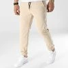 Remise 👏 Pantalon Jogging A Bandes 60026 Beige de Frilivin ⌛ -Promos Frilivin Magasin frilivin 312065 60062 BEIGE 20220406T135513 01