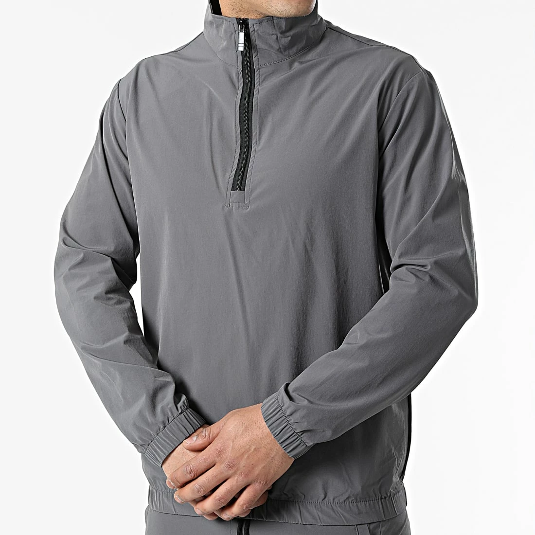 Vente flash 😉 Ensemble De Survetement Veste Col Zippé Pantalon Jogging P3221 Gris Anthracite de Frilivin 🔔 4 Vente flash 😉 Ensemble De Survetement Veste Col Zippé Pantalon Jogging P3221 Gris Anthracite de Frilivin 🔔 – Image 2