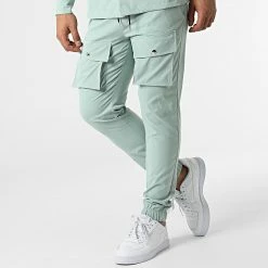 Remise 🎁 Ensemble Veste Jogger Pant 50061 Vert Menthe de Frilivin 😍 -Promos Frilivin Magasin frilivin 313871 50061 GREEN 20220412T143625 04