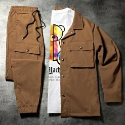 Top 10 🛒 Ensemble Veste Jogger Pant 50061 Camel de Frilivin 🎁 -Promos Frilivin Magasin frilivin 313922 50061 CAMEL 20220525T095526 05