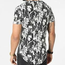 Promo ✔️ Tee 👕 Shirt Oversize U9074 Noir Blanc de Frilivin ❤️ -Promos Frilivin Magasin frilivin 313932 U9074 20220415T135410 04