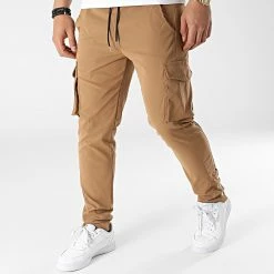 Vente flash 😉 Pantalon Cargo 60060 Camel de Frilivin 👏