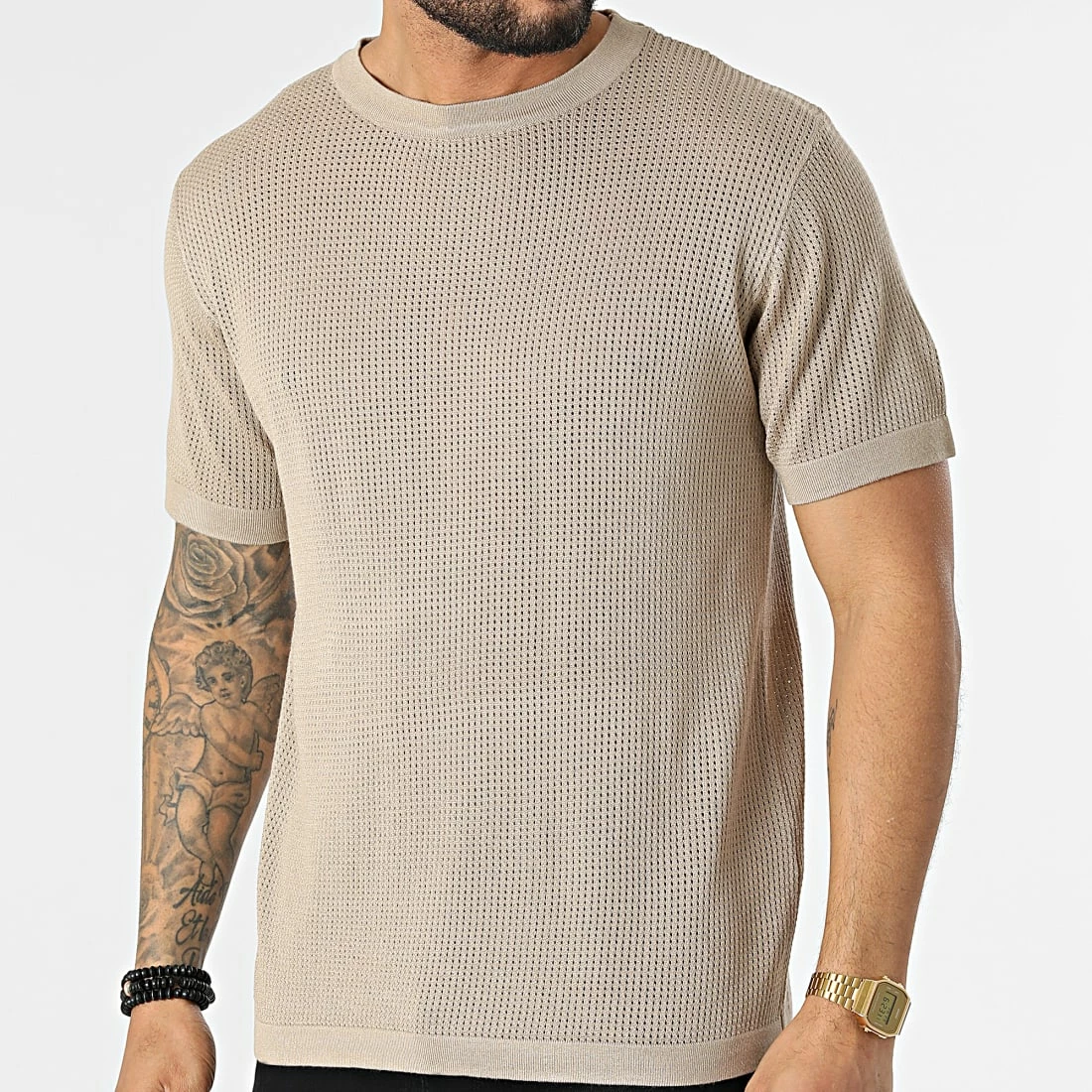 Meilleure affaire 🥰 Tee 👚 Shirt FA5032 Beige de Frilivin 😀 3 Meilleure affaire 🥰 Tee 👚 Shirt FA5032 Beige de Frilivin 😀