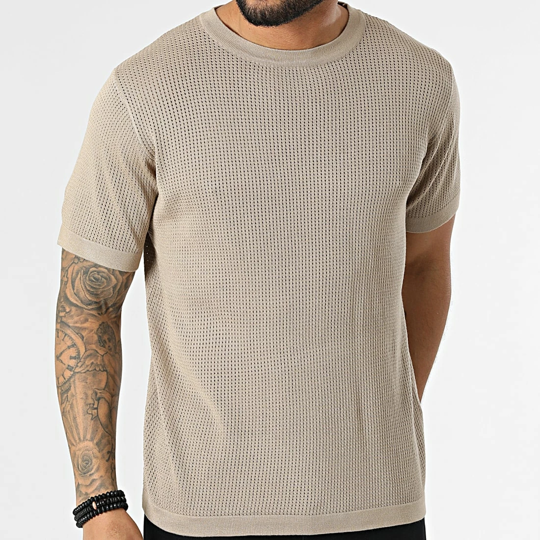 Meilleure affaire 🥰 Tee 👚 Shirt FA5032 Beige de Frilivin 😀 5 Meilleure affaire 🥰 Tee 👚 Shirt FA5032 Beige de Frilivin 😀 – Image 3